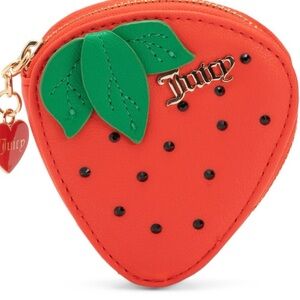 JUICY COUTURE Strawberry Coin Purse NWT